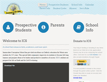 Tablet Screenshot of ics1.org
